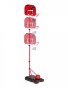 Ecotoys Cos de baschet pentru copii cu minge inclusa si inaltime reglabila