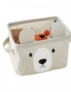 Ecotoys Cos pentru depozitarea jucariilor Bej