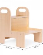 Ecotoys Inaltator pentru copii din lemn 31.5 x 36.5 x 39 cm