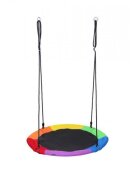 Ecotoys Leagan pentru copii G-744 cuib de barza cu cadru din otel galvanizat multicolor