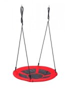 Ecotoys Leagan pentru copii G-744 cuib de barza cu cadru din otel galvanizat rosu