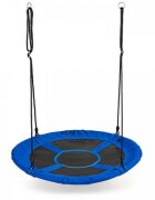 Ecotoys Leagan pentru copii rotund tip cuib de barza suspendat 100 cm MIR6001 albastru