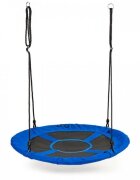 Ecotoys Leagan pentru copii rotund tip cuib de barza suspendat 100 cm MIR6001 albastru