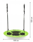 Ecotoys Leagan pentru copii rotund tip cuib de barza suspendat 100 cm MIR6001 verde