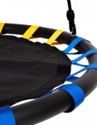 Ecotoys Leagan pentru copii rotund tip cuib de barza suspendat 100 cm MIR6300-1 negru