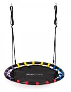 Ecotoys Leagan pentru copii rotund tip cuib de barza suspendat 100 cm MIR6300-1 negru