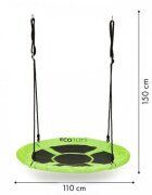Ecotoys Leagan pentru copii rotund tip cuib de barza suspendat 110 cm MIR6001 verde