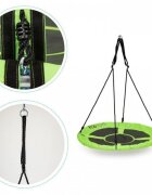 Ecotoys Leagan pentru copii rotund tip cuib de barza suspendat 110 cm MIR6001 verde