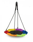 Ecotoys Leagan pentru copii rotund tip cuib de barza suspendat MIR6023 multicolor