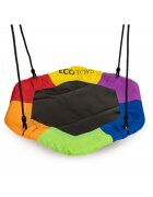 Ecotoys Leagan pentru copii rotund tip cuib de barza suspendat MIR6023 multicolor