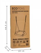 Ecotoys Leagan pentru copii rotund tip cuib de barza suspendat MIR6023 multicolor