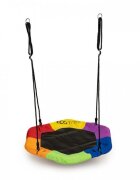 Ecotoys Leagan pentru copii rotund tip cuib de barza suspendat MIR6023 multicolor