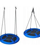 Ecotoys Leagan rotund tip cuib albastru