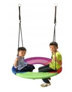 Ecotoys Leagan rotund tip cuib cu spatiu pentru picioare multicolor