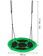 Ecotoys Leagan tip cuib 100 cm verde
