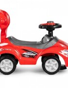 Ecotoys Masinuta copii de impins 3 in 1 381 rosu maner parental detasabil spatiu de depozitare suport pentru picioare greutate maxim admisa 25 kg