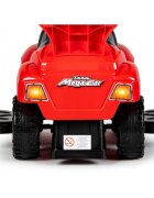 Ecotoys Masinuta copii de impins 382 rosu 3 in 1 cu maner si bara de protectie detasabile suport pentru picioare spatiu depozitare sub scaun pentru copii intre 1 si 3 ani