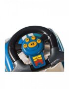Ecotoys Masinuta copii de impins Mini Cooper 321 albastru cu maner de impins detasabil suport pentru picioare bara de protectie panou muzical recomandata copiilor cu varsta cuprinsa intre 1 si 3 ani
