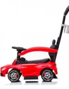 Ecotoys Masinuta pentru copii de impins Mercedes 639 Rosu cu maner pentru a putea fi controlata si impinsa de catre parinte bara de protectie detasabila suport pentru picioare volan cu sunete