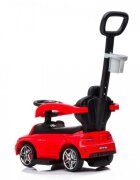 Ecotoys Masinuta pentru copii de impins Mercedes 639 Rosu cu maner pentru a putea fi controlata si impinsa de catre parinte bara de protectie detasabila suport pentru picioare volan cu sunete