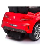 Ecotoys Masinuta pentru copii de impins Mercedes 639 Rosu cu maner pentru a putea fi controlata si impinsa de catre parinte bara de protectie detasabila suport pentru picioare volan cu sunete