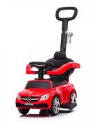 Ecotoys Masinuta pentru copii de impins Mercedes 639 Rosu cu maner pentru a putea fi controlata si impinsa de catre parinte bara de protectie detasabila suport pentru picioare volan cu sunete