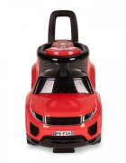 Ecotoys Masinuta pentru copii fara pedale 613W rosu spatar cu functie de impingere spatiu pentru depozitarea jucariilor volan cu melodii si claxon potrivita copiilor de la 1 an