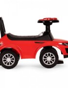 Ecotoys Masinuta pentru copii fara pedale 613W rosu spatar cu functie de impingere spatiu pentru depozitarea jucariilor volan cu melodii si claxon potrivita copiilor de la 1 an