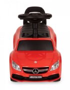 Ecotoys Masinuta pentru copii fara pedale Mercedes 638 rosu compartiment de depozitare sub scaun volan cu sunete protectie antirasturnare