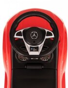 Ecotoys Masinuta pentru copii fara pedale Mercedes 638 rosu compartiment de depozitare sub scaun volan cu sunete protectie antirasturnare