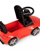 Ecotoys Masinuta pentru copii fara pedale Mercedes 638 rosu compartiment de depozitare sub scaun volan cu sunete protectie antirasturnare