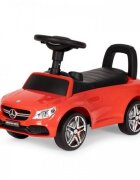 Ecotoys Masinuta pentru copii fara pedale Mercedes 638 rosu compartiment de depozitare sub scaun volan cu sunete protectie antirasturnare