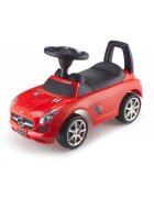 Ecotoys Masinuta pentru copii fara pedale Mercedes Benz SLS AMG Rosu de la 3 ani panou multimedia dotat cu melodii si claxon spatiu de depozitare protectie impotriva rasturnarii greutate maxima admisa 23 kg