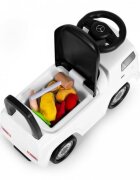 Ecotoys Masinuta pentru copii fara pedale Mercedes Camion alb de la 2 ani pana la greutatea maxim admisa de 23 kg protectie anti-rasturnare spatiu de depozitare sub scaun spatar cu posibilitatea de impingere