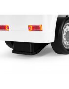 Ecotoys Masinuta pentru copii fara pedale Mercedes Camion alb de la 2 ani pana la greutatea maxim admisa de 23 kg protectie anti-rasturnare spatiu de depozitare sub scaun spatar cu posibilitatea de impingere