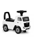 Ecotoys Masinuta pentru copii fara pedale Mercedes Camion alb de la 2 ani pana la greutatea maxim admisa de 23 kg protectie anti-rasturnare spatiu de depozitare sub scaun spatar cu posibilitatea de impingere