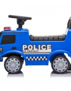 Ecotoys Masinuta pentru copii fara pedale Mercedes Politie Albastru cu led protectie anti-rasturnare compartiment de depozitare greutate maxim admisa 25 kg recomandata copiilor de la 1 an