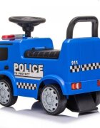 Ecotoys Masinuta pentru copii fara pedale Mercedes Politie Albastru cu led protectie anti-rasturnare compartiment de depozitare greutate maxim admisa 25 kg recomandata copiilor de la 1 an