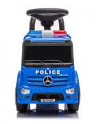 Ecotoys Masinuta pentru copii fara pedale Mercedes Politie Albastru cu led protectie anti-rasturnare compartiment de depozitare greutate maxim admisa 25 kg recomandata copiilor de la 1 an