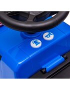 Ecotoys Masinuta pentru copii fara pedale Mercedes Politie Albastru cu led protectie anti-rasturnare compartiment de depozitare greutate maxim admisa 25 kg recomandata copiilor de la 1 an