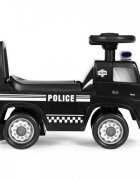 Ecotoys Masinuta pentru copii fara pedale Mercedes Politie negru de la 2 ani pana la greutatea maxim admisa de 23 kg protectie anti-rasturnare spatiu de depozitare sub scaun