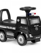 Ecotoys Masinuta pentru copii fara pedale Mercedes Politie negru de la 2 ani pana la greutatea maxim admisa de 23 kg protectie anti-rasturnare spatiu de depozitare sub scaun