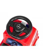 Ecotoys Masinuta pentru copii fara pedale Mercedes Pompieri rosu de la 2 ani spatar cu posibilitatea de impingere compartiment de depozitare sub scaun greutate maxima admisa 23 kg