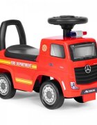 Ecotoys Masinuta pentru copii fara pedale Mercedes Pompieri rosu de la 2 ani spatar cu posibilitatea de impingere compartiment de depozitare sub scaun greutate maxima admisa 23 kg