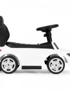 Ecotoys Masinuta pentru copii Mercedes C Class Alb cu maner de impins volan interactiv cu sunete varsta 1-3 ani