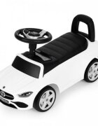 Ecotoys Masinuta pentru copii Mercedes C Class Alb fara pedale volan interactiv cu sunete varsta 1-3 ani