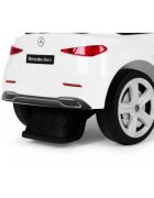 Ecotoys Masinuta pentru copii Mercedes C Class Alb fara pedale volan interactiv cu sunete varsta 1-3 ani