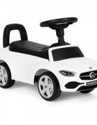 Ecotoys Masinuta pentru copii Mercedes C Class Alb fara pedale volan interactiv cu sunete varsta 1-3 ani