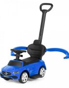 Ecotoys Masinuta pentru copii Mercedes C Class Albastru cu maner de impins volan interactiv cu sunete varsta 1-3 ani