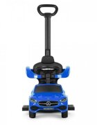 Ecotoys Masinuta pentru copii Mercedes C Class Albastru cu maner de impins volan interactiv cu sunete varsta 1-3 ani